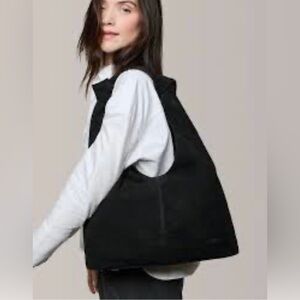 Brandy Melville bag leather hobo black suede shoulder
